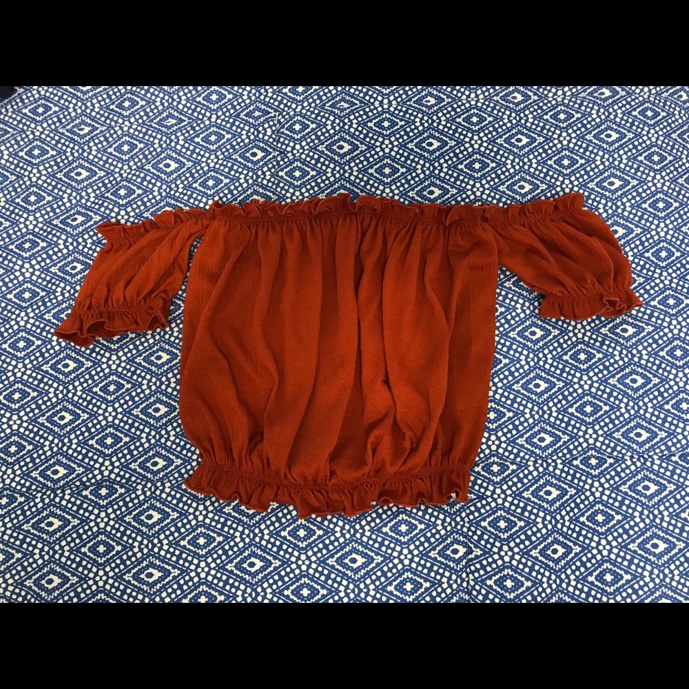 Off The Shoulder Crop Top